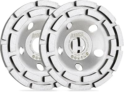 Anesty 2pcs 5 Inch Diamond Cup Grinding Wheel 125mm Concrete Stone Masonry
