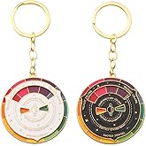 FunBoat Color Wheel Keychain - Creative Spinning Color Wheel Charm - Aesthetic Arts Gifts for Artists
