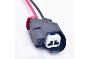 DECKBU 2 Pin Auto Waterproof Connector ABS Sensor Fuel Injector Plug for Chrysler Jeep Cherokee Wrangler