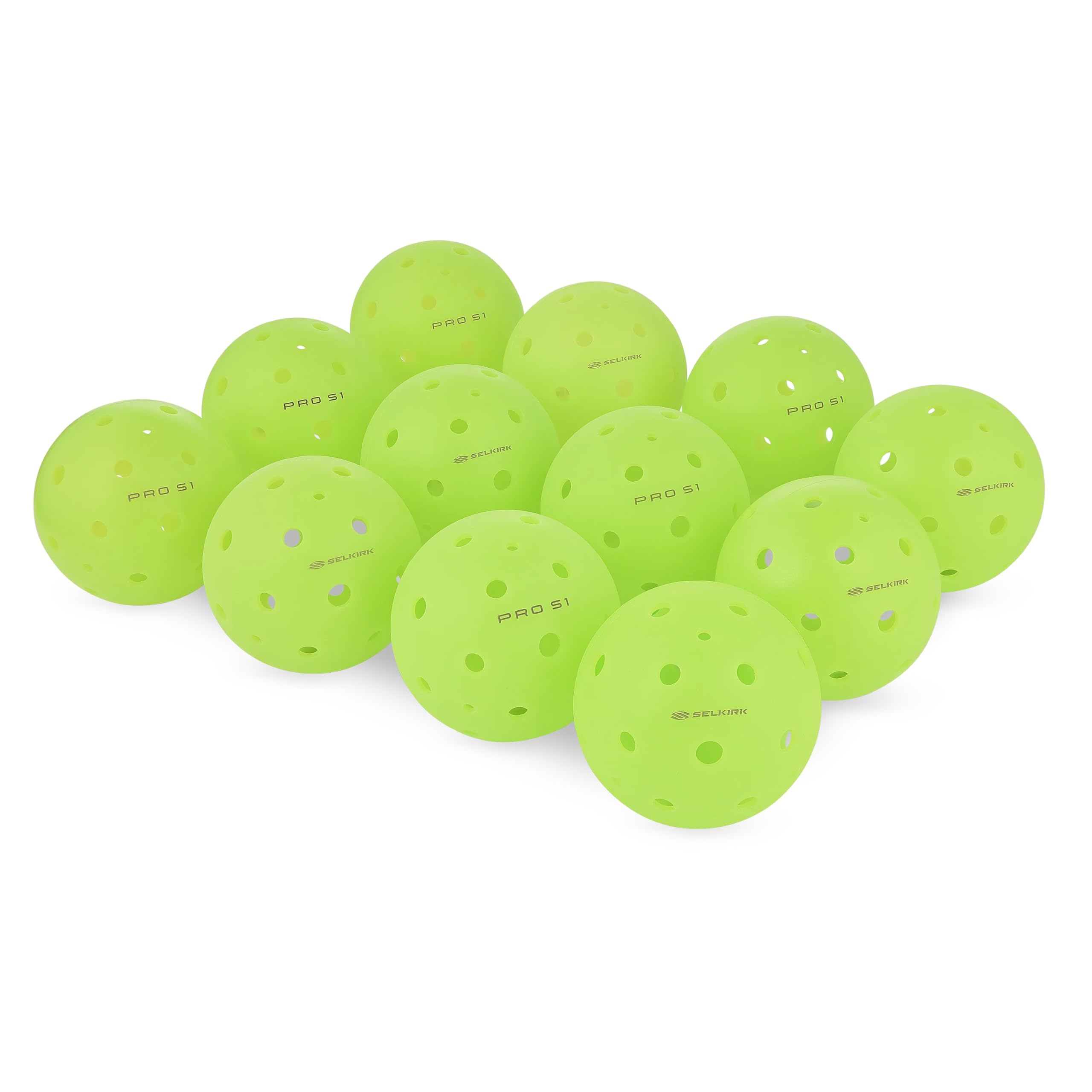 Selkirk Sport Pro S1 Ball | Crack-Resistant | 38 Hole Outdoor Pickleball Balls | USAPA Approved Pickle Ball for Tournament Play | Advanced Aerodynamics | 100 Pack Pickleballs | Image Selkirk Sport Pro S1 Ball | Crack-Resistant | 38 Hole Outdoor Pickleball Balls | USAPA Approved Pickle Ball for Tournament Play | Advanced Aerodynamics | 100 Pack Pickleballs | Image
