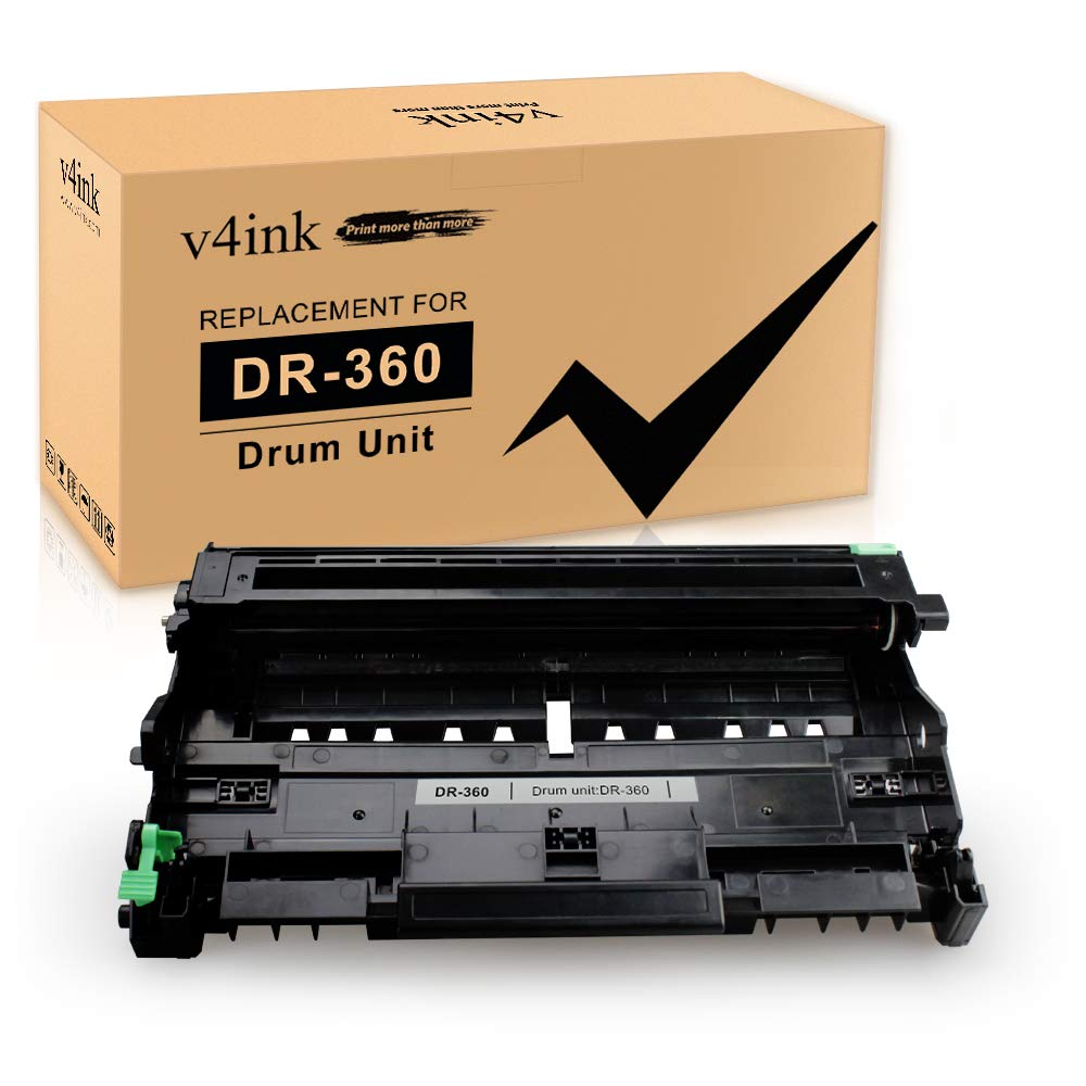 Photo 1 of v4ink Compatible Drum Replacement for Brother DR360 (1-Pack) Work with DCP7030 DCP7040 DCP7045 HL2120 HL2140 HL2150 HL2170 MFC7320 MFC7340 MFC7345 MFC7440 MFC7445 MFC7450 MFC7840 Printer (Not Toner)