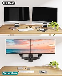 MOUNT PRO Dual Monitor Wall Mount for 2 Computer