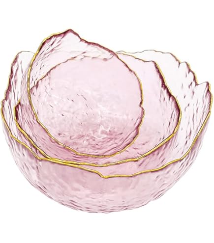 Visland Small Glass Dish Nordic Style Gold Inlay North Macedonia - View #8