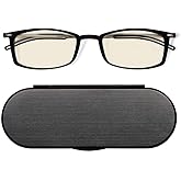 ThinOptics Frontpage Blue-Light Blocking Computer Reading Glasses and Milano Aluminum Case