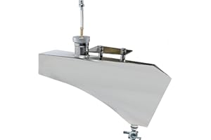 JMCHSTORE Stainless Steel Mini Bike Gas Fuel Tank for Montser Mega moto MMB80 105cc, for Coleman RB100 Realtree RT100, for Oryxearth Mini Dirt Bike