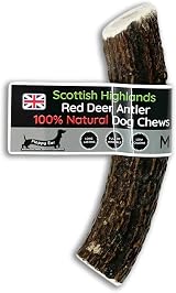 Floppy Ear Scottish Deer Antler Dog Chews Medium 90-130g