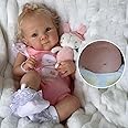 Zero Pam Reborn Baby Dolls Silicone Full Body, Realistic Baby Doll, 18 Inch Anatomically Correct, Real Baby Doll That Look Real Life Reborn Dolls with Accessories