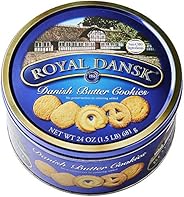 Royal Dansk Danish Cookies Tin, butter, 24 Ounce