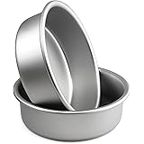 Wilton Small and Tall Pan Set – Pack of 2 Piece Cake Pans – Pan Set Made of Lightweight Aluminum – 2 x 6 inches Cake Pans Set