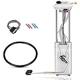 SYKRSS E3943M Eletric Fuel Pump Module Assembly Compatible with Chevrolet S10 97-20, Compatible with GMC Sonoma, L4 2.2L 1997 1998 1999 2000, Replaces MU1756, 19177259