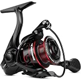 KastKing Royale Legend Spinning Fishing Reels, Available in 5.2:1 and 6.2:1 | Max Drag: 22 lb, 7+1 Stainless Steel BB, 10 oz, Zero-Rust Graphite Frame and Rotor, Aluminum Spool, Rubber Handle