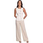 Petal & Pup Womens LYSA-Knit-Vest-top-White