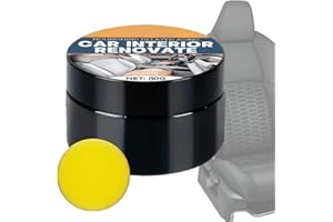 Car Trim Restorer - Car Interior Renovation Paste - Auto Dashboard Refurbishment Cream for Steering Wheel Center Console Armr