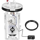 Electric Fuel Pump Assembly Compatible with BMW E46 325i 330i 328i 325xi 323i 323Ci 330xi 325Ci 330Ci 328Ci 1999-2006, 2.5L 2.8L 3.0L, with Sending Unit, Replaces E8416M