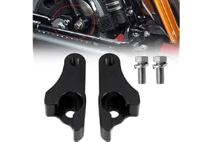RYANSTAR RACING 2 Inch Lowering Blocks Kit Rear Slam Lowering Blocks Compatible with Harley Davidson Touring Street Glide 2002-2025 Compatible with Harley Davidson Touring Models