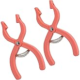 UPTTHOW Safety Eyes Jig Pliers Auxiliary Tool For Attaching Doll Eyes And Noses For Amigurumi And Crochet, DIY Craft Install Accessories Supplies For Stuffed Animals, Pink(2Pcs)