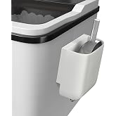 Neepanda Small Ice Scoop Holder for Ice Machine &amp; Freezer | Self-Adhesive Scoop Holder Fits Countertop Ice Makers, Ice Cream Scoops, Kitchen Food Scoops (Ice Spoon not Included)