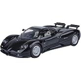 Pagani Zonda C12 Black 1/24 Diecast Car Model by Motormax 73272