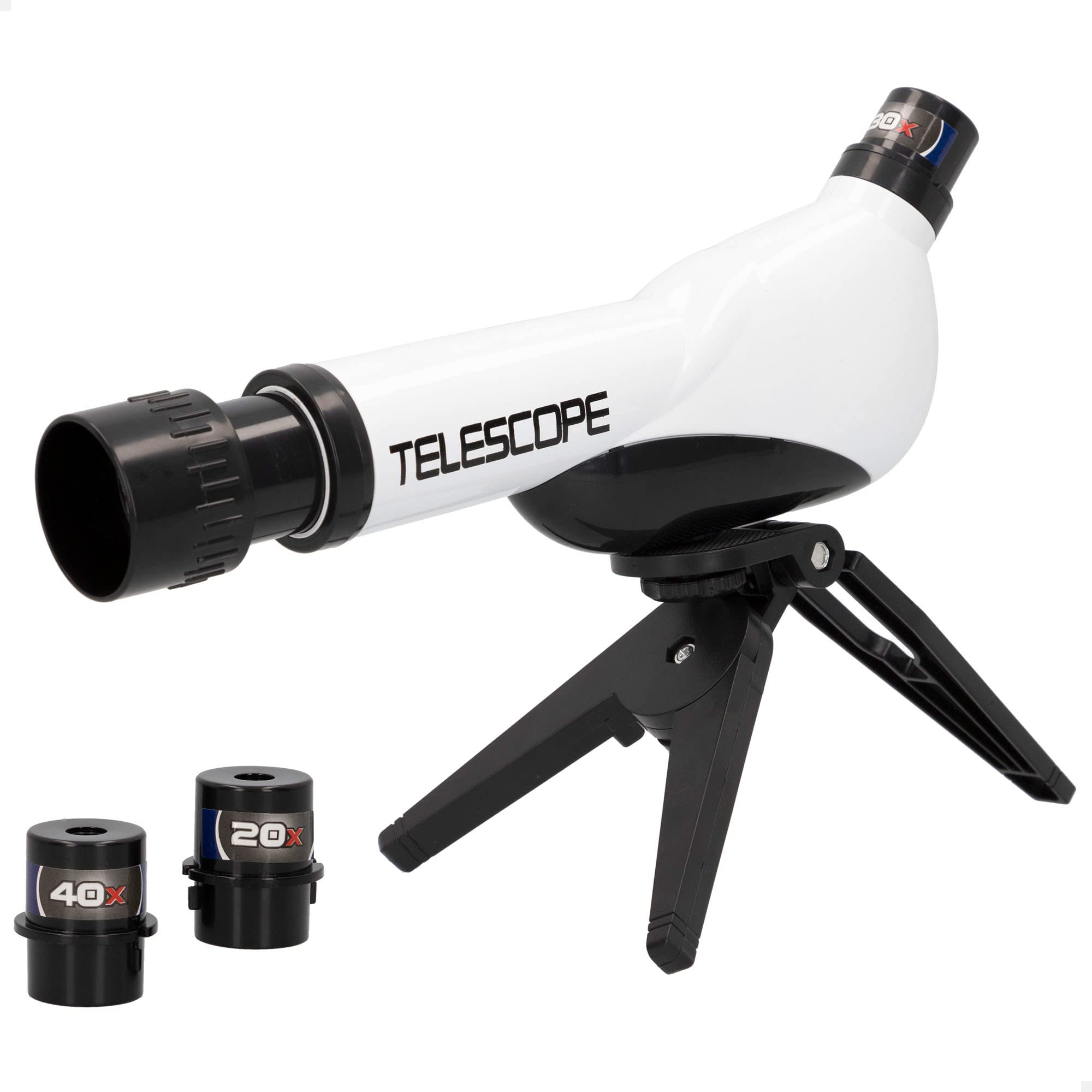 Smart Theory Kids Telescope, Children's Telescope, Kids Telescope 8 Years, STEM Toys, Telescope Toy, 360 Degree Rotating, 3 Lenses, CB Toys, 8 Years, (46817)