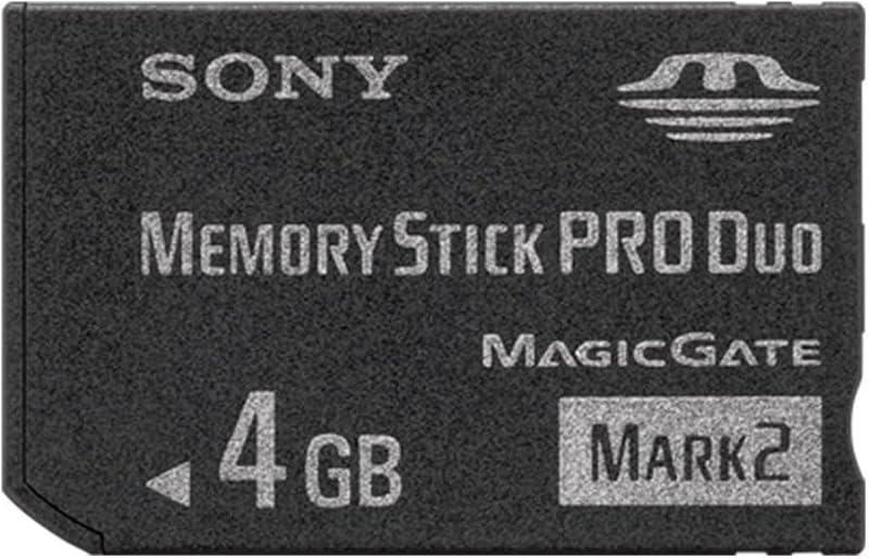 Sony 4GB Memory Stick PRO Duo Mark 2 MSMT4GN for PSP Camera MP3 Player