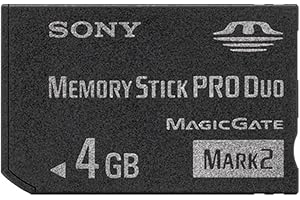 SONY Memory Stick PRO Duo (Mark 2) Memory Card 4 GB 4GB 4 Gig for Digital Camera SONY Cybershot Cyber-Shot/Alpha Series