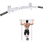 Wall Mounted Pull Up Bar - Heavy Duty Chin Up Bar, Pull-Up Bar for Garage, Joist, Wall Mount - Multifunctional Fitness Bar, Supports up to 600 Lbs