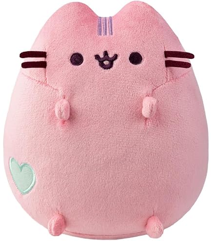 Aurora Smiley Heart Eyes Plüschtier – 13 Cm Pink, Offizielles Merchandise, Aus Recycelten Materialien