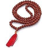Arihant Gems & Jewels 5 Mukhi Jaap Rudraksha Mala, Natural & Certified Nepali Rudraksha Beads, Spiritual Japa Mala for Men & Women, Meditation, Positivity & Protection