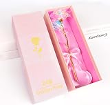 Beferr Galaxy Rose Birthday Gift for Women Enchanted Rainbow Heart Base view 6