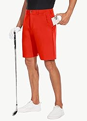 JWM Mens 9" Stretch Golf Shorts - Lightweight