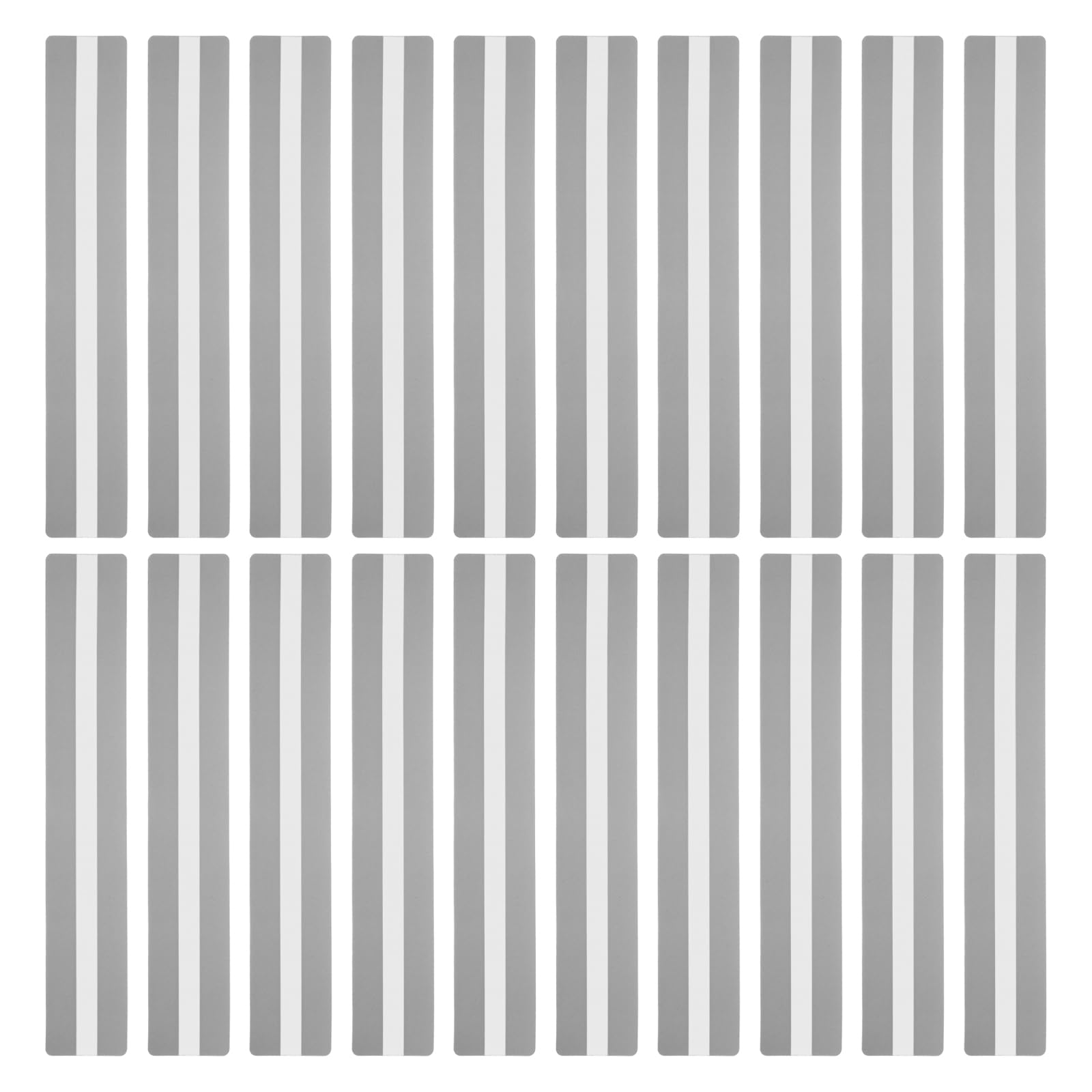 PATIKIL Guided Reading Strips, 20pcs Tracking Highlight Colored Overlay Bookmark Reduce Visual Stress Teacher Teaching Supply for Classroom, Gray 19x3.2cm