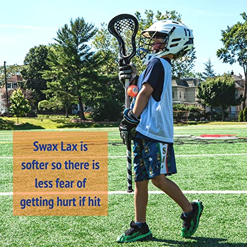SWAX LAX Lacrosse Training Ball Indoor Outdoor Practice Less Bounce