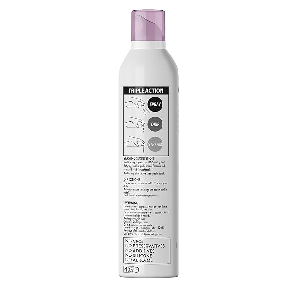 MANTOVA EXTRA VIRGIN OLIVE OIL SPRAY GARLIC FLAVORED 8 OZ. SPRAY BOTTLE – MANAGE OIL AMOUNT – GREAT FOR SALADS & COOKING