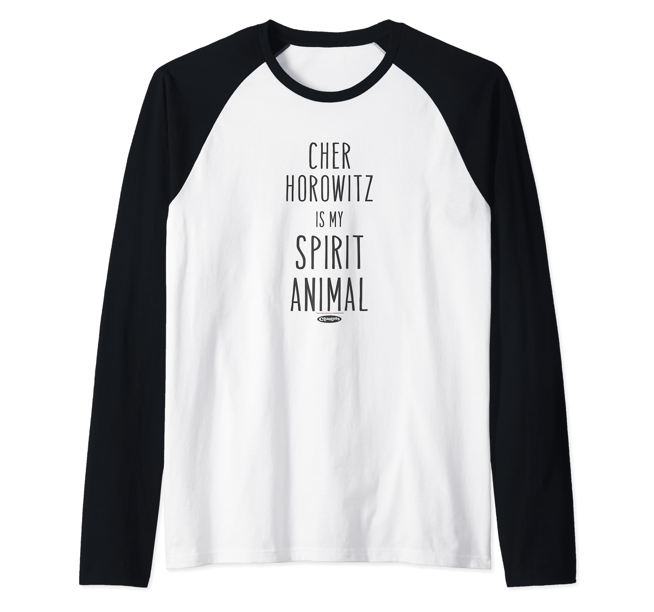 Clueless Cher Horowitz Is My Spirit Animal Raglan Baseball Tee