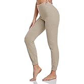 Famulily Womens Cozy Soft Fuzzy Pants Warm Winter Loungewear Causal High Waisted Pjs Pants with Cuff