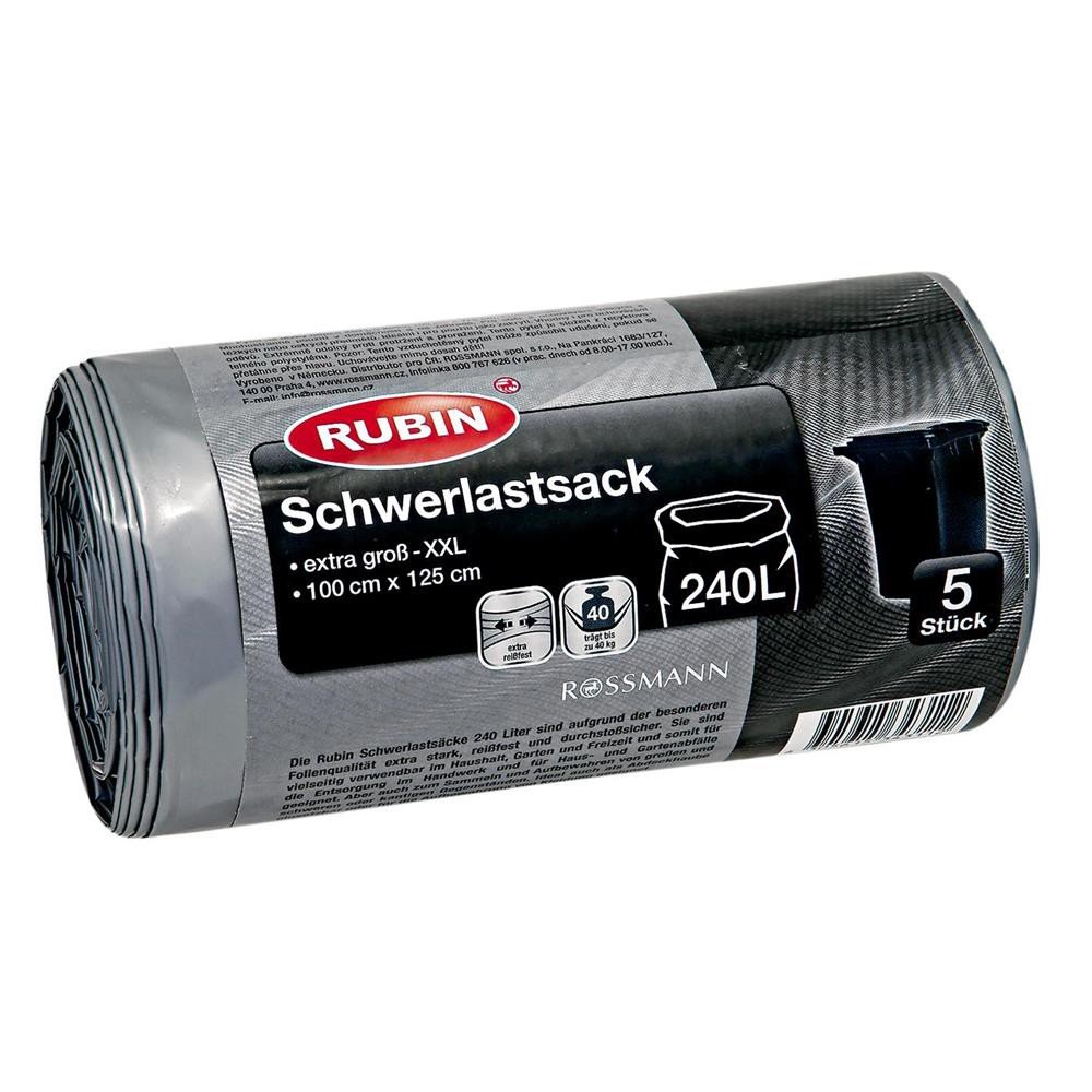 Rubin Heavy Duty Bag 240 L Pack of 5