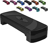 Xn8 Sports Adjustable Exercise Stepper 5/10/15 cm Home Gym Steppers