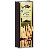 Alessi Bread Sticks Garlic, 4.4 oz (Pack of 1)