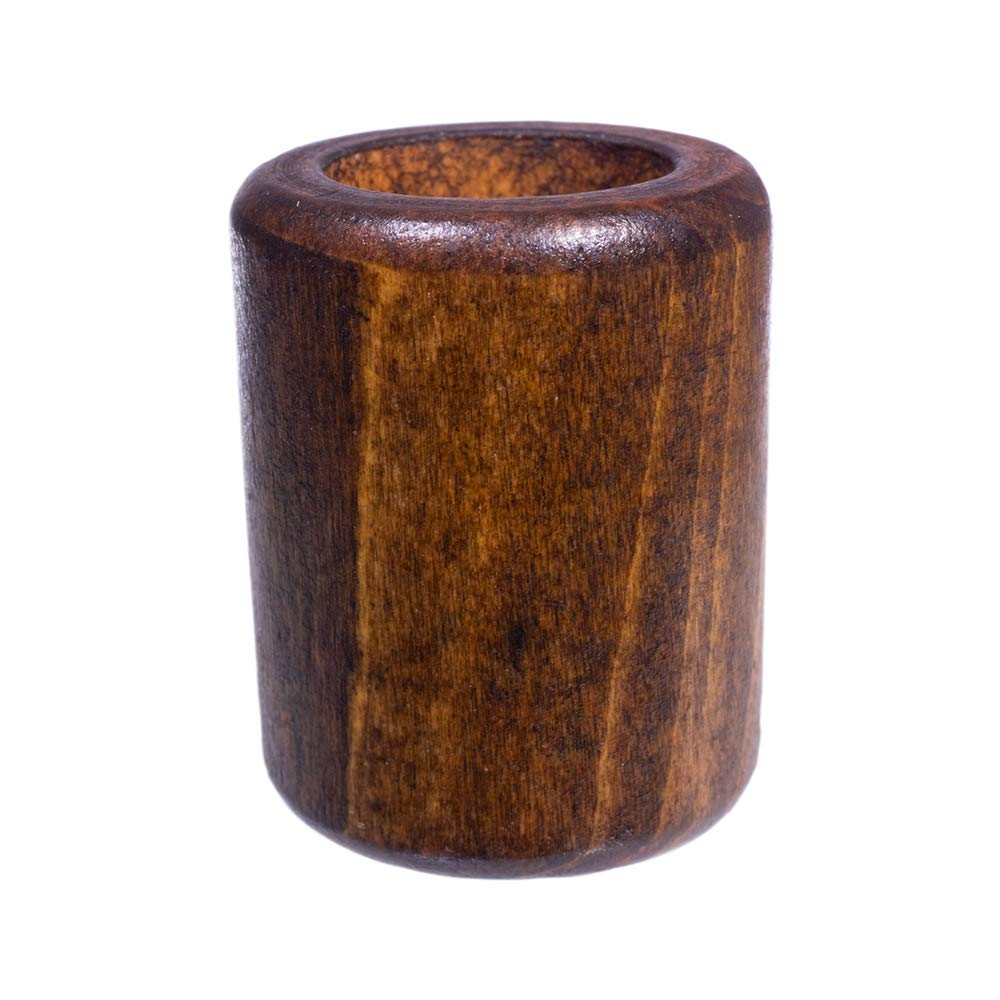 Paracord Planet 5 Pack of 1 1/8 Inch Dark Wood Cylinder Beads