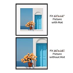 Rempry 16x16 Picture Frame, Display Pictures 12x12