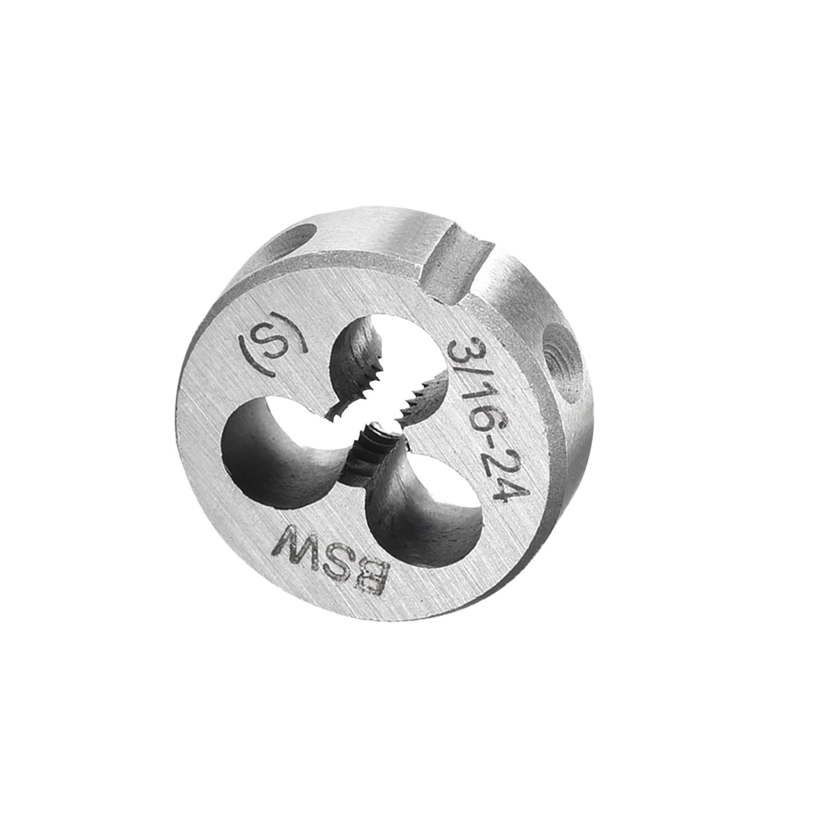 CoCud Round Die, 3/16-24, Alloy Steel Thread Right Hand Threading Die - (Applications: for Processing External Threads for Metal Plastic)