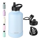 RUBYFLASK 64oz Insulated Water Bottle with
