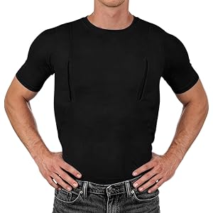 Kriglix Shadow Carry Tee Shirt,Tactical Shirt with Storage Pocket,Expedition Ready,Concealed Carry for Outdoor Hiking