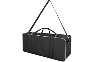 LS LIMO STUDIO LIMOSTUDIO LimoStudio 30 x 10 x 13 inch (L x W x H) Hard Shell Frame, Photo Equipment Large Carry Bag, Shoulder Strap, Thick Pad All Sides Inside, Soft Cushion Compartment Storage Protection, AGG2480