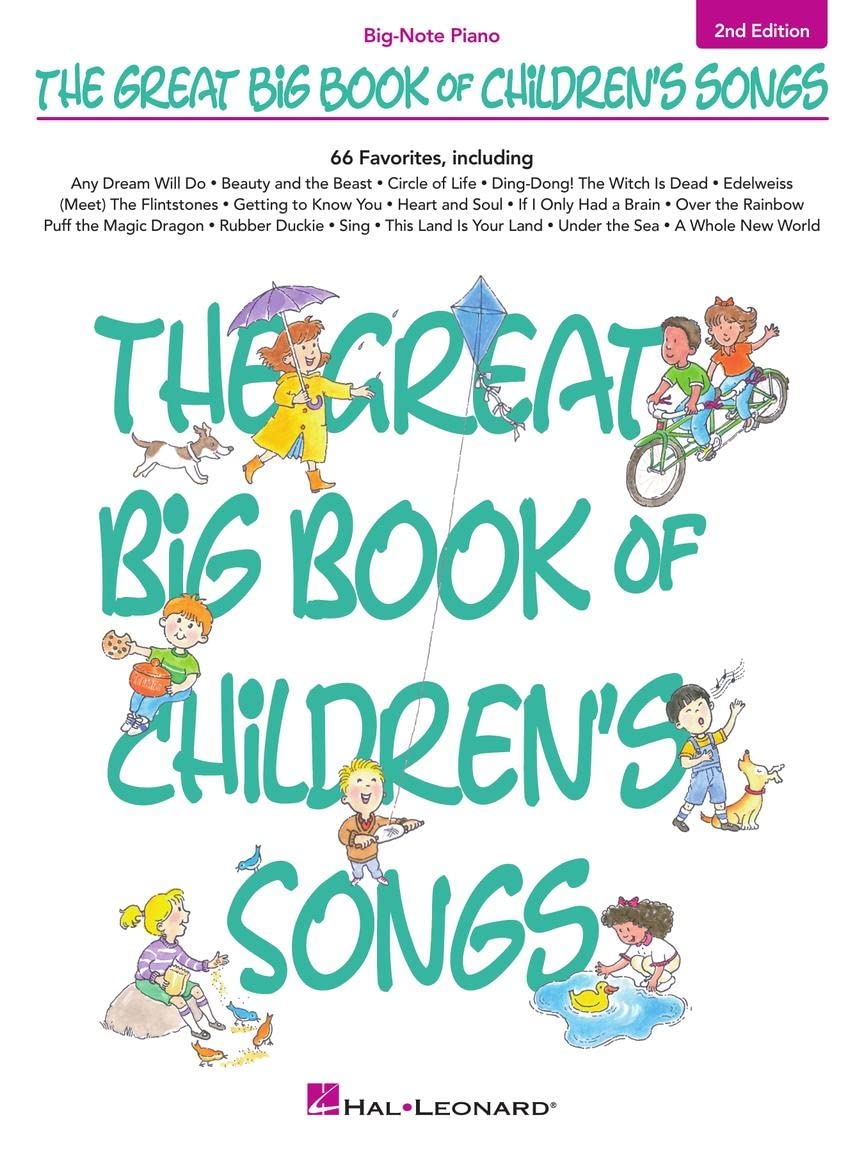 The Great Big Book Of Children's Songs: 2nd Edition: Big-note Piano