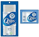 Q-tips Cotton Swabs, 375 ct and Travel Holder Case