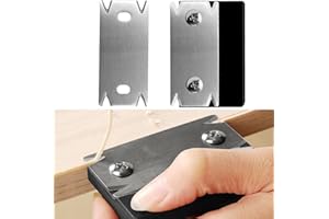 MOBIEGAR 1 Set Woodworking Edge Trimmer with 1 Pc Scraper Blade, Edge Banding Trimmer, Wood Planer, Edge Corner Planer, Hand Planer Edge Bander, Deburring Tool, Edge Banding Cutter for PVC ABS Wood