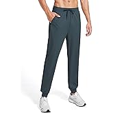 Tallemon Tall Mens Joggers 32/34/36/38 Inseam Extra Long Sweatpants with 3 Zipper Pockets Lightweight Athletic Pants