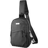 AMJ Cross-body Bag Small Handbag For Men, Shoulder Mini Bag For Women, Travel Chest Daypack for Hiking, Camping, Sports