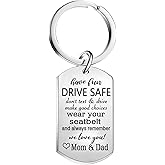malyunin Drive Safe Gifts Drive Safe Keychain For Son Daughter 16 Year Old Birthday Gifts From Mom Dad New Driver keychain